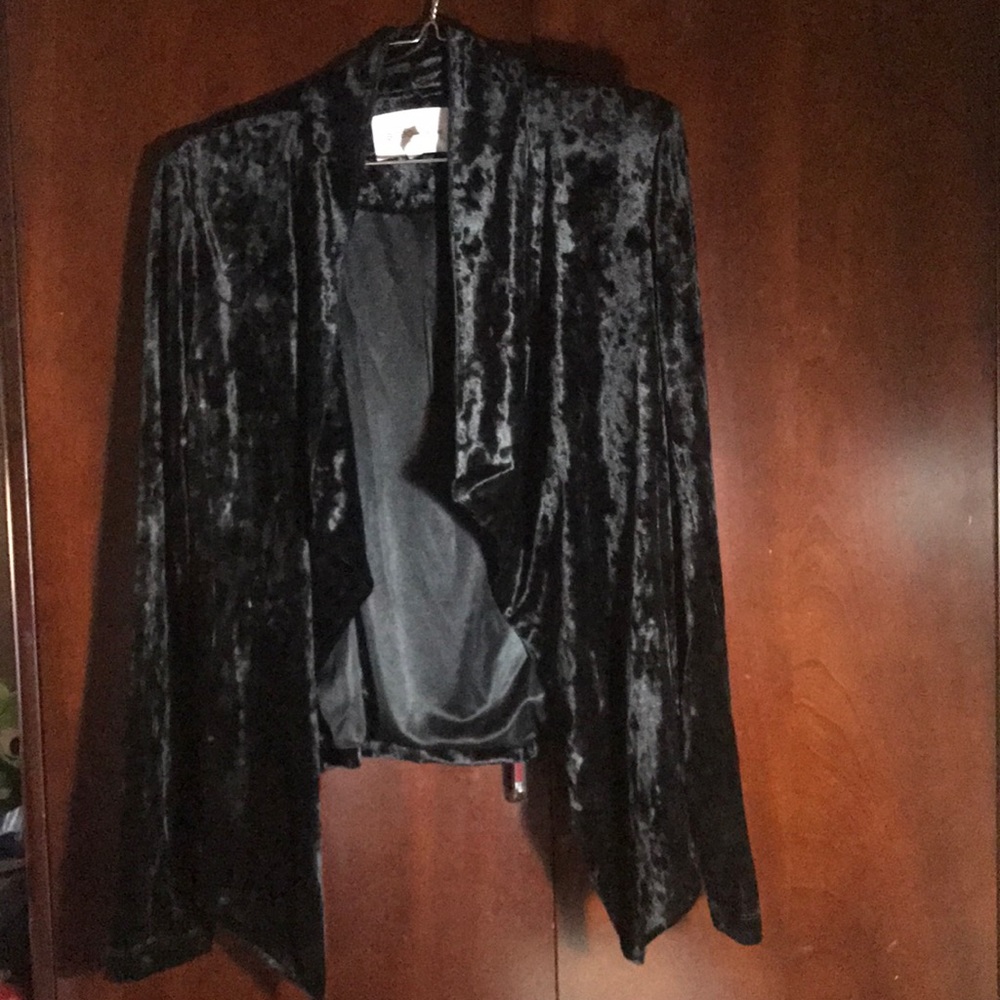 Bcbg generation velvet cardigan